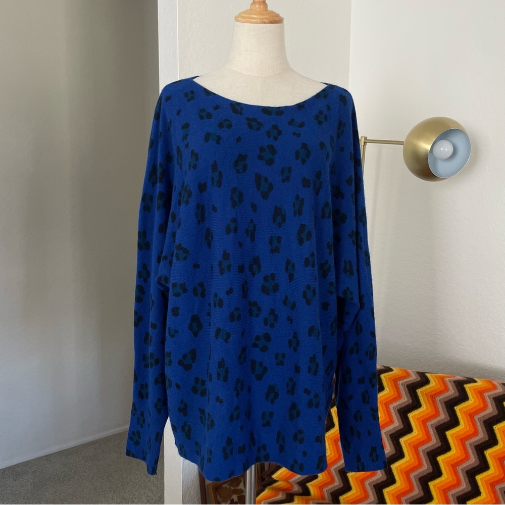 Naadam Wool Cashmere Leopard Sweater